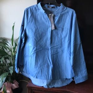 Denim long sleeve shirt